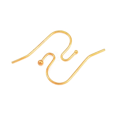 Brass Earring Hooks J0JQN-G-NF-1