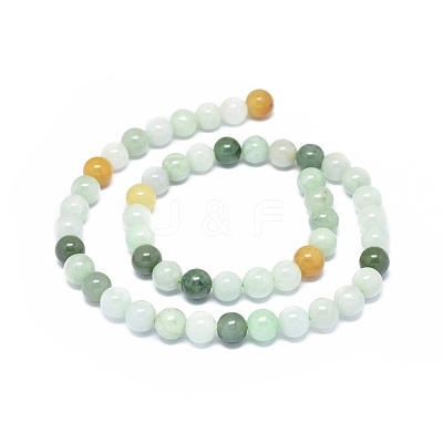 Natural Jadeite Beads Strands G-G789-01B-1