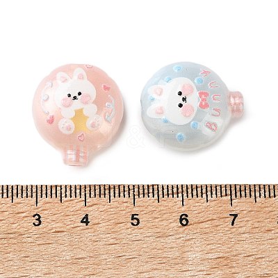 Opaque Printed Acrylic Beads AC-CBA6251-01-1