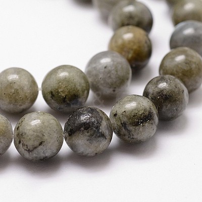 Natural Labradorite Bead Strands G-G735-29-8mm-1