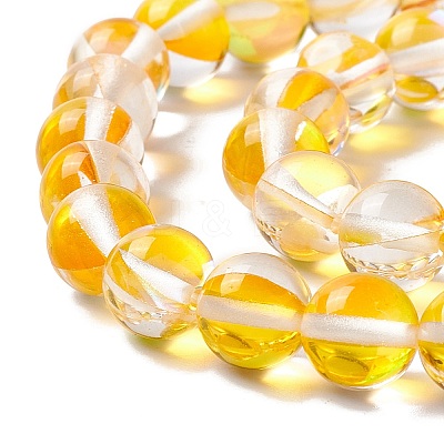 Synthetic Moonstone Beads Strands G-E573-02B-12-1