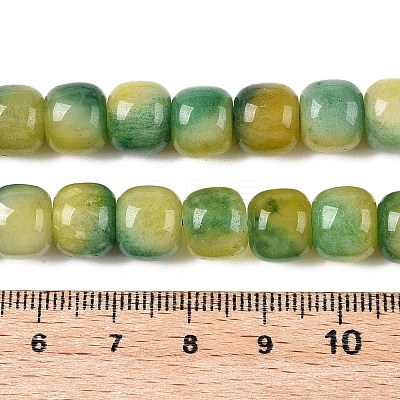 Dyed Natural White Jade Beads Strands G-T138-D15-1