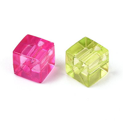 Transparent Acrylic Beads TACR-T028-57-1