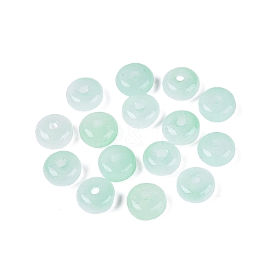 Baking Paint Imitation Jade Glass Beads GL-N006-01A-12-1