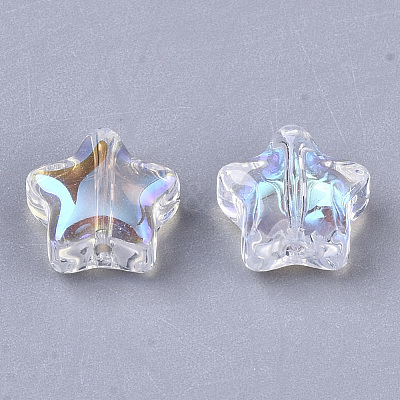Transparent Glass Beads X-GLAA-N035-01-B01-1