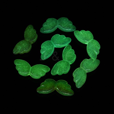 Luminous UV Plating Opaque Acrylic Beads OACR-N160-50-1