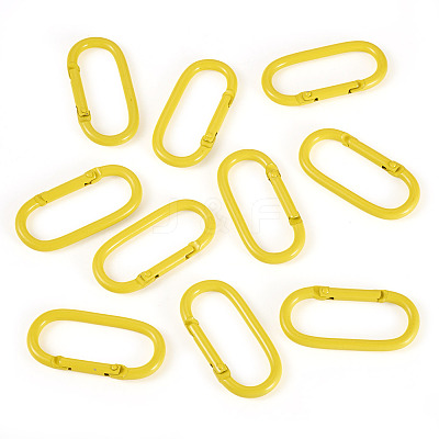 10Pcs Alloy Spring Gate Rings FIND-TA0009-25H-1