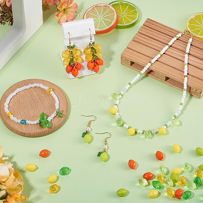 50Pcs Transparent Acrylic Beads TACR-TADJ0001-01C-1