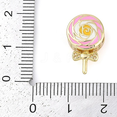 Rack Plating Brass Tube Beads KK-P287-04B-G-1