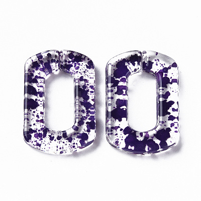 Transparent Acrylic Linking Rings OACR-N009-017A-08-1