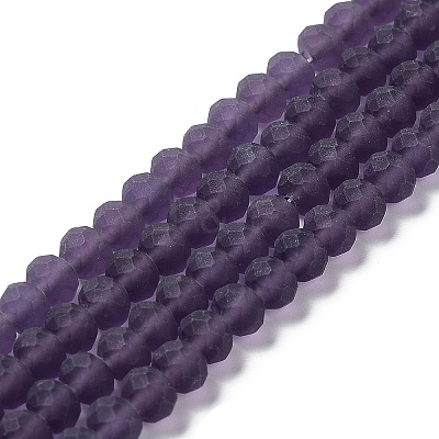 Transparent Glass Beads Strands X1-EGLA-A034-T4mm-MD15-1
