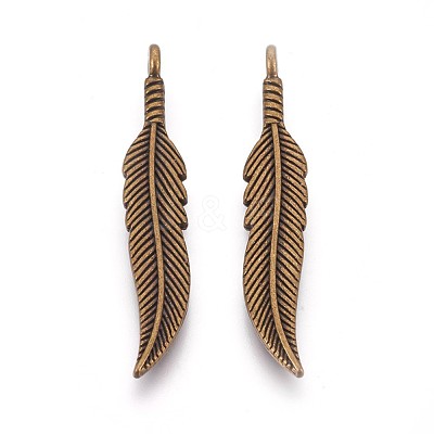 Tibetan Style Alloy Pendants X-TIBEP-Q064-43AB-NR-1