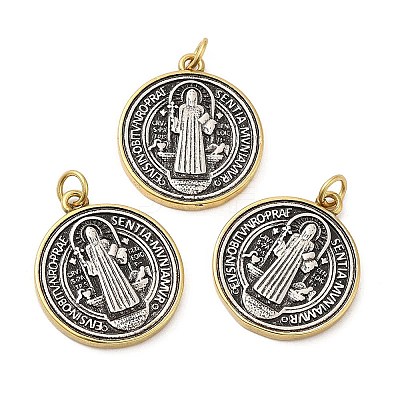 Brass Pendants KK-Z028-15G-1