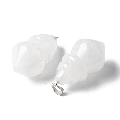 Natural Quartz Crystal Pendants G-C187-04I-1