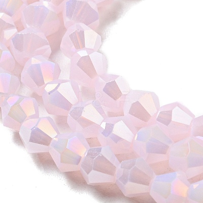 Imitation Jade Electroplate Glass Beads Strands EGLA-A039-J2mm-B02-1