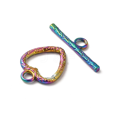 Ion Plating(IP) 304 Stainless Steel Toggle Clasps STAS-H212-11MC-1