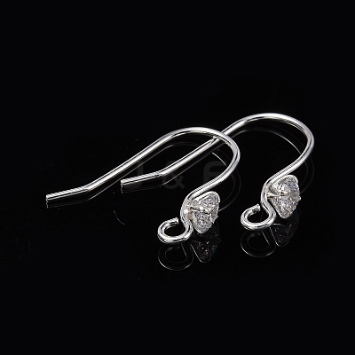 925 Sterling Silver Earring Hooks STER-S002-52-1