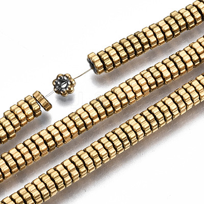 Electroplate Non-magnetic Synthetic Hematite Beads Strands G-T114-94G-1