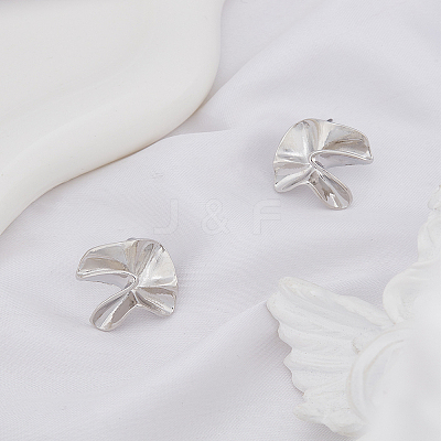 1 Pair Zinc Alloy Stud Earrings EJEW-LP0009-09P-1