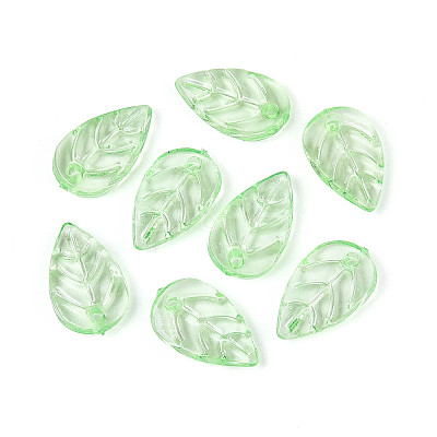 Imitation Jade Acrylic Pendants OACR-T030-27D-1