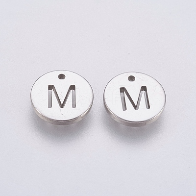 Non-Tarnish 304 Stainless Steel Charms X-STAS-P212-15P-08-1