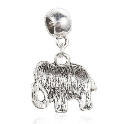 Tibetan Style Alloy Pendants PALLOY-P122-14AS-1