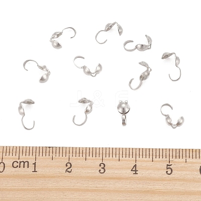 Tarnish Resistant 201 Stainless Steel Bead Tips STAS-R063-23-1