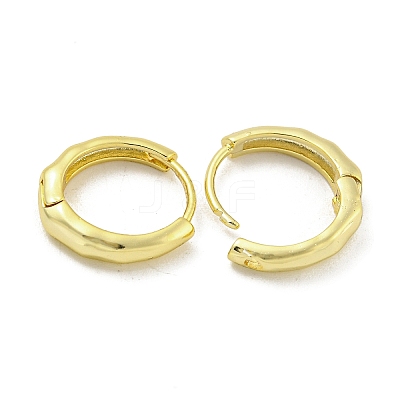Brass Hoop Earrings EJEW-L211-010O-G-1