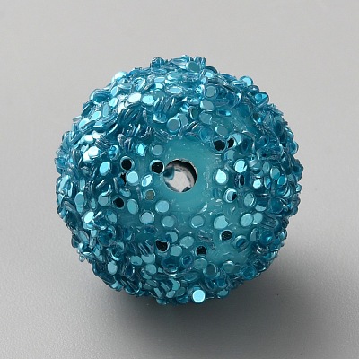 Opaque Acrylic Glitter Beads LS-FIND-CJC0010-111A-09-1