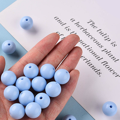 Opaque Acrylic Beads MACR-S370-C16mm-SS2113-1