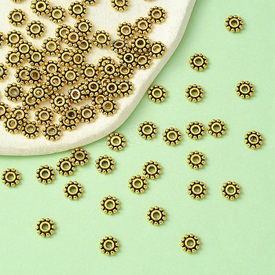 Tibetan Style Alloy Spacer Beads PALLOY-YW0001-84AG-1