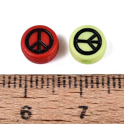 Opaque Acrylic Beads SACR-Q001-11-1