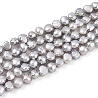 Natural Cultured Freshwater Pearl Beads Strands PEAR-N014-03J-01-1