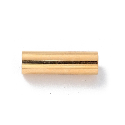 304 Stainless Steel Magnetic Clasps with Glue-in Ends STAS-H187-01G-1