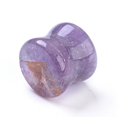 Natural Amethyst or Rose Quartz Beads G-L533-52-1