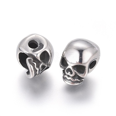 304 Stainless Steel Beads STAS-G204-46AS-1