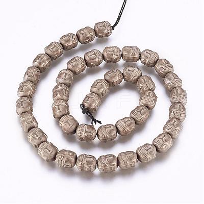 Electroplate Non-magnetic Synthetic Hematite Bead Strands G-P277-10G-1