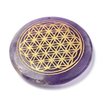 Chakras Themed Natural Mixed Gemstone Cabochons G-P001-22-1