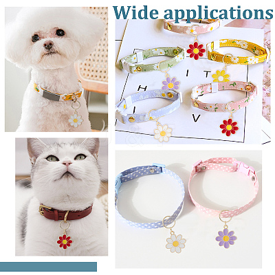 16Pcs 4 Colors Alloy Enamel Keychain KEYC-CA0001-15-1