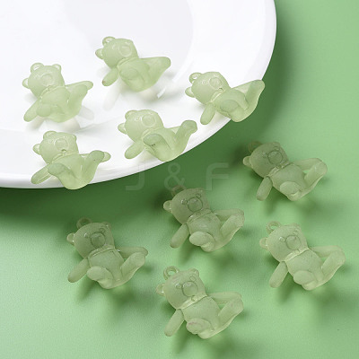 Frosted Acrylic Pendants MACR-S373-60K-08-1
