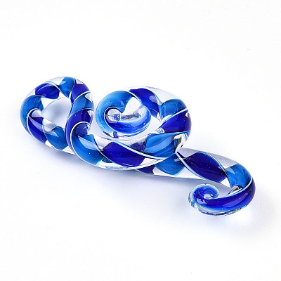 Handmade Lampwork Big Pendants LAMP-T023-07-1
