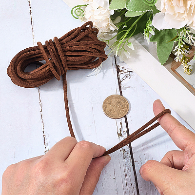 5M Cowhide Leather Cords for DIY Craft WL-GF0001-25B-04-1