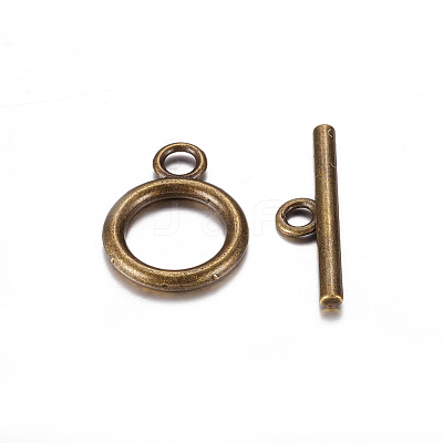 Tibetan Style Alloy Toggle Clasps LS-MLF0273Y-1