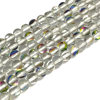 Synthetic Moonstone Beads Strands G-E536-01C-1