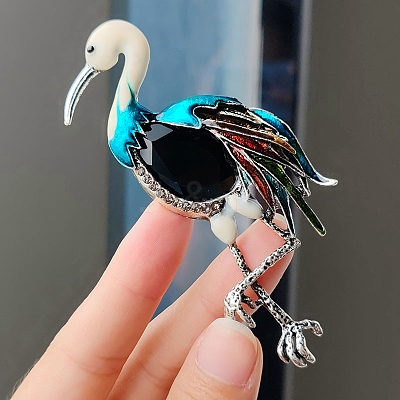 Crane Enamel Pins PW-WG47906-01-1