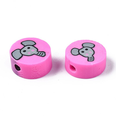 Handmade Polymer Clay Beads CLAY-N008-036H-1