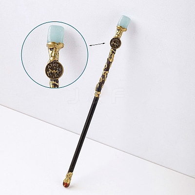 Natural Aquamarine Twelve Constellation Magic Wand PW-WG31255-03-1