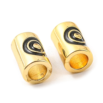 Brass Enamel Beads KK-M247-32G-1