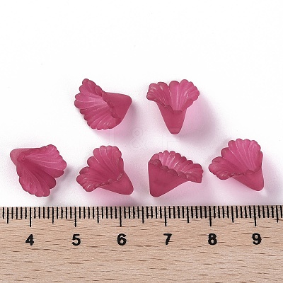 Frosted Acrylic Bead Caps MACR-S371-10A-706-1