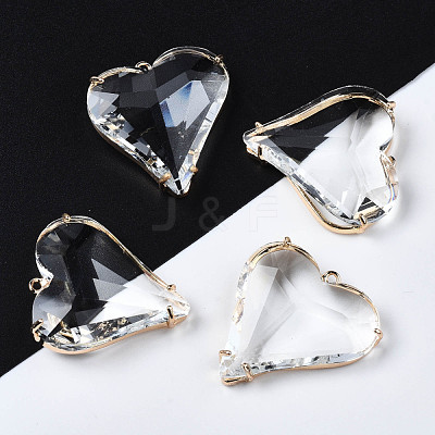 Transparent Glass Pendants X-GLAA-Q088-022-1
